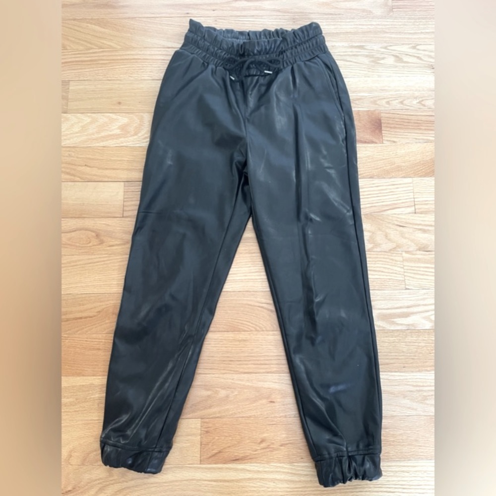 Seven 4 All Mankind faux leather jogger pants